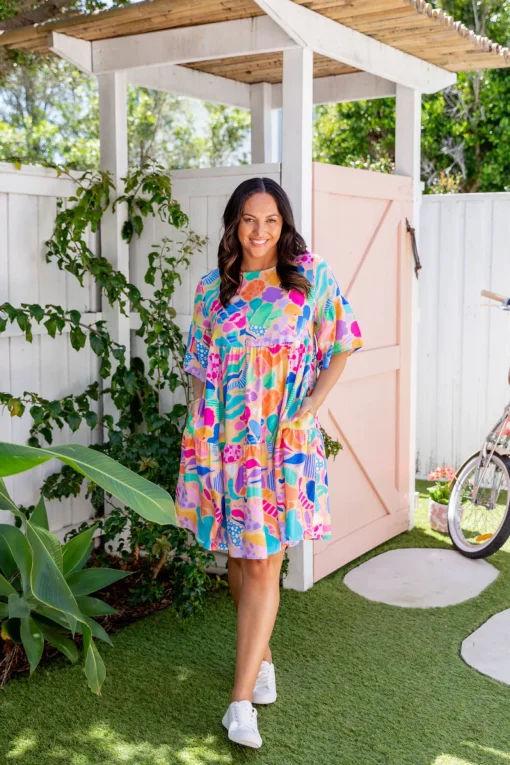 Bianca Dress in Peachy Keen by Kasey Rainbow