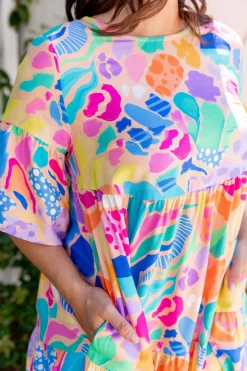 Bianca Dress in Peachy Keen by Kasey Rainbow
