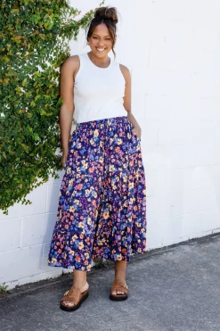 Carrie Maxi Skirt in Posie