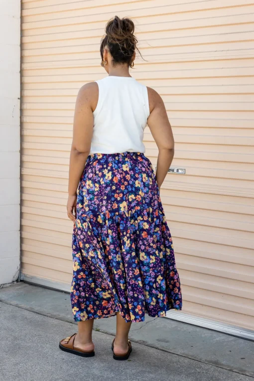 Carrie Maxi Skirt in Posie