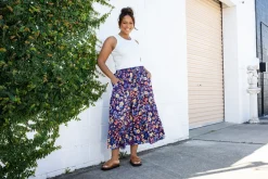 Carrie Maxi Skirt in Posie
