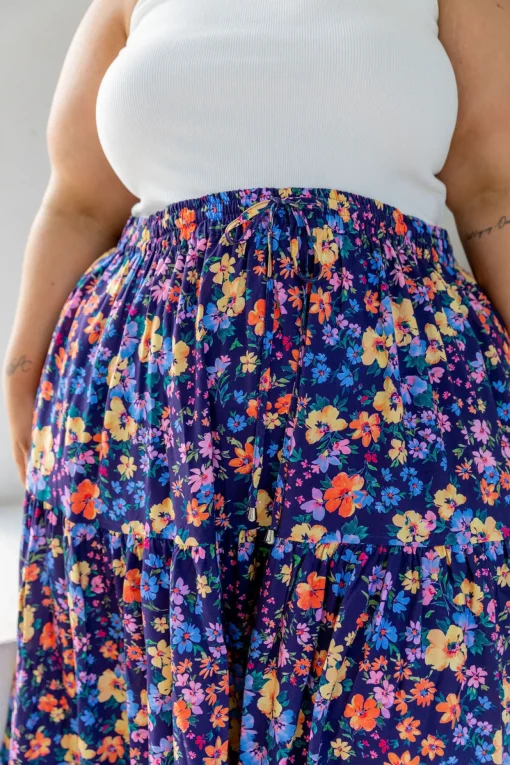 Carrie Maxi Skirt in Posie