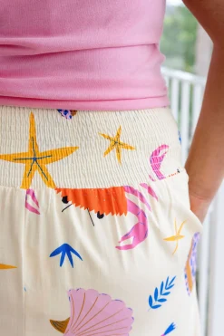 Cheshire Bamboo Blend Skirt in Crabby Patty
