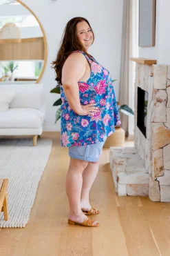 Dannie Top in Paisley Floral