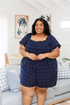 Emily Playsuit in Navy