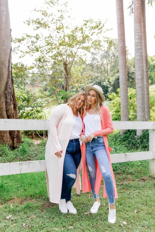 Jane Cardigan in Coral