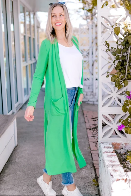 Jane Cardigan in Green
