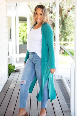 Jane Cardigan in Jade