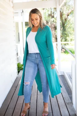 Jane Cardigan in Jade