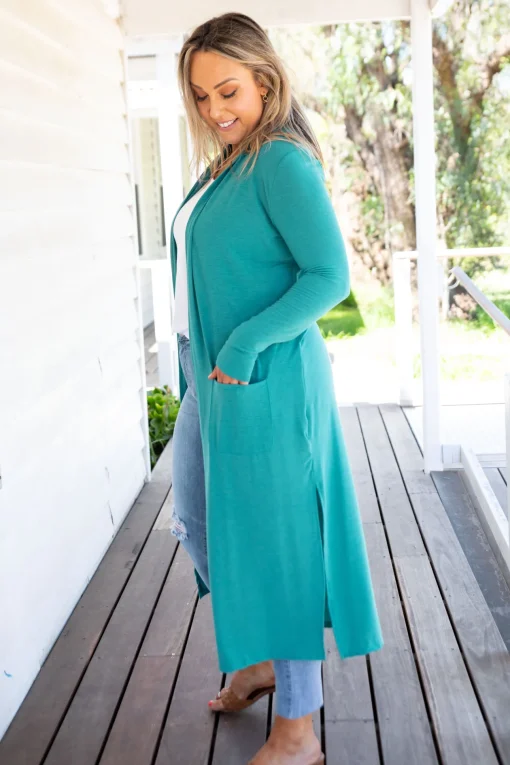 Jane Cardigan in Jade