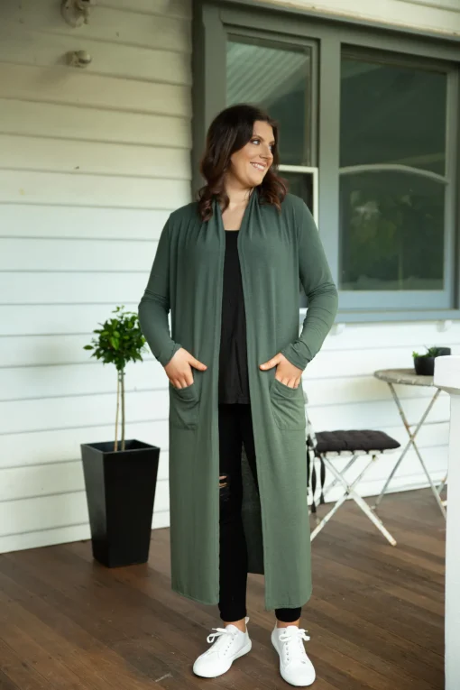 Jane Cardigan in Khaki