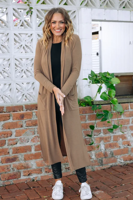Jane Cardigan in Mocha