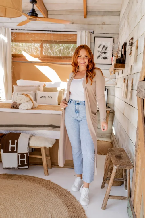 Jane Cardigan in Stone