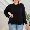 Jenny Lounge Modal Blend Sweater in Black