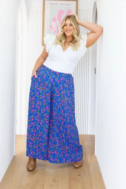 Larsa Pants in Winter Blooms