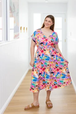 Millie Dress in Aussie Lilac by Kasey Rainbow