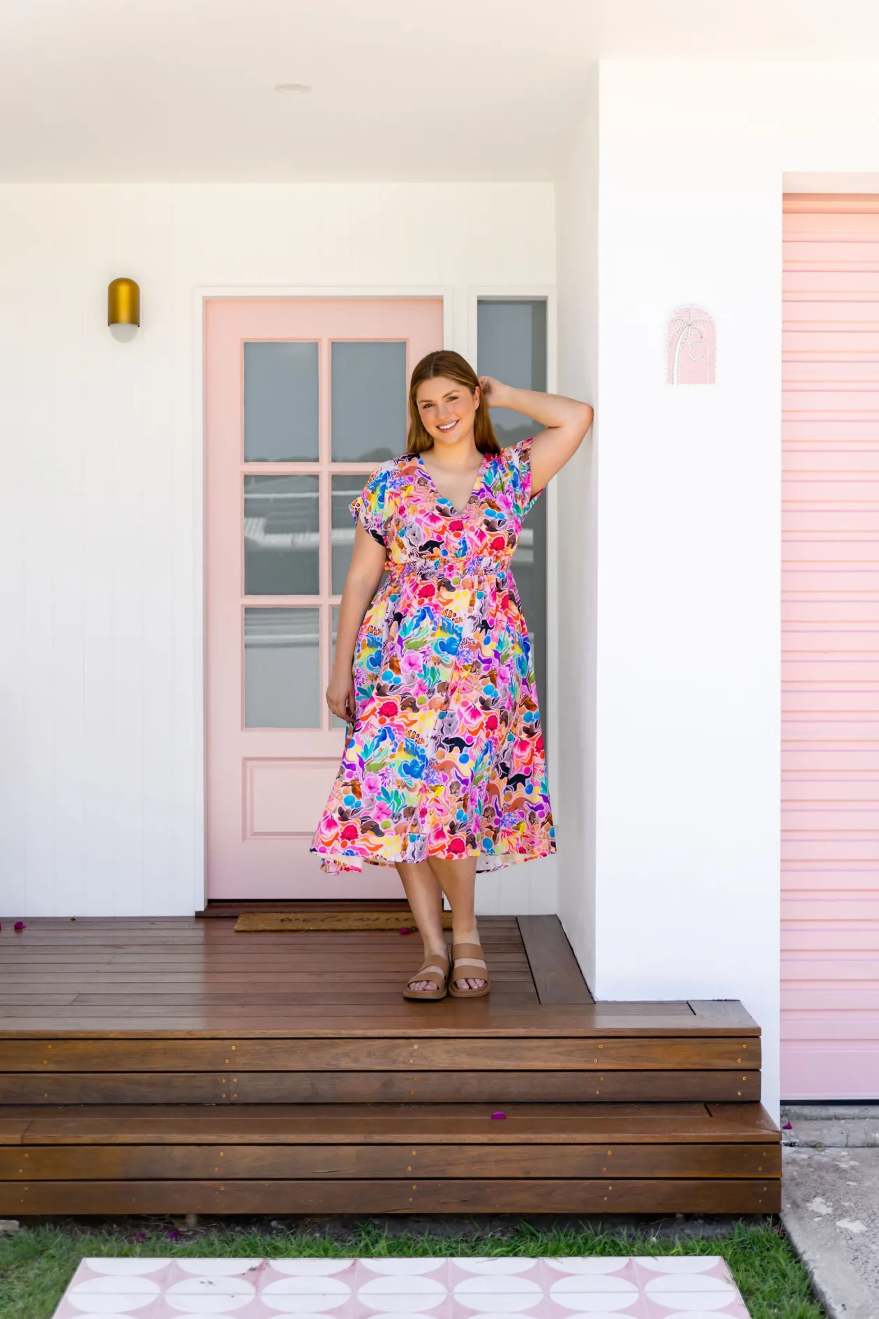 Millie Dress in Aussie Lilac by Kasey Rainbow