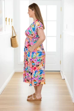 Millie Dress in Aussie Lilac by Kasey Rainbow