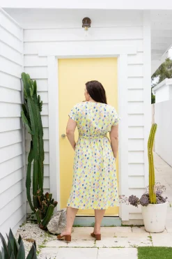 Millie Midi Dress in Diced