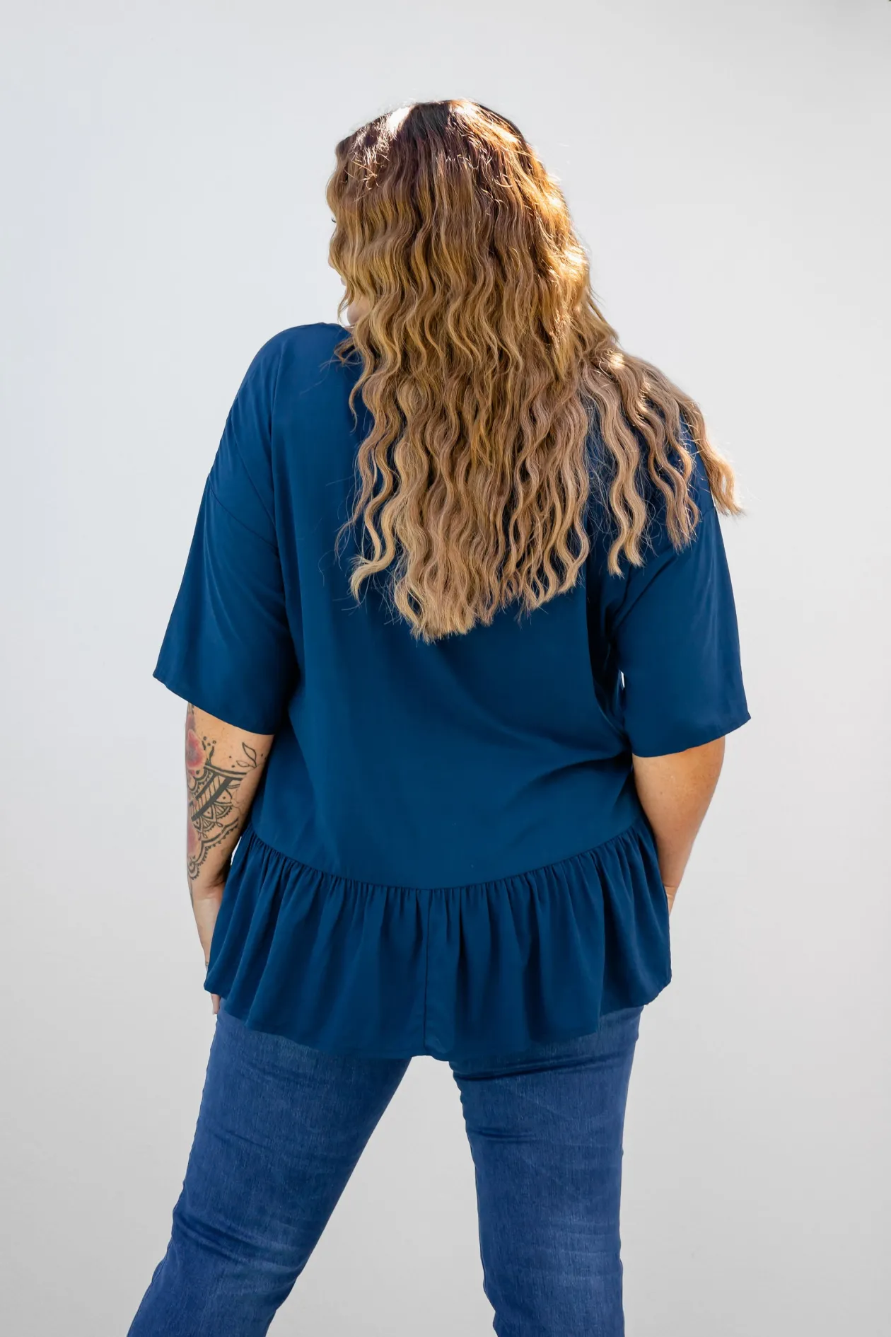 Peak Top in Navy