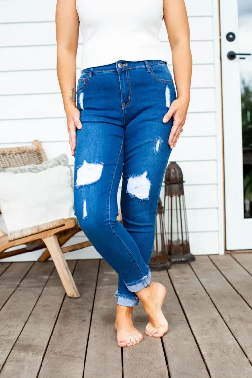 Peta Jeans in Dark Blue