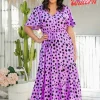 *UNICORN* Charlize Maxi Dress in Purple Cheetah by Kasey Rainbow