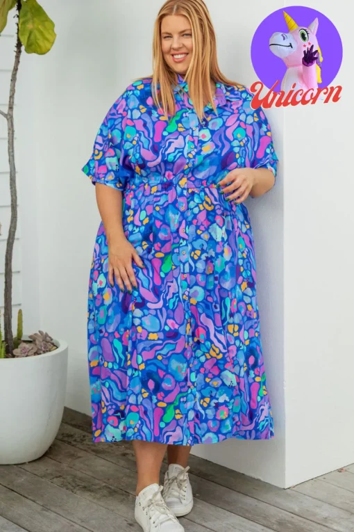 *UNICORN* Maddy Dress in Reef by Kasey Rainbow