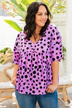 *UNICORN* Peak Top in Purple Cheetah by Kasey Rainbow