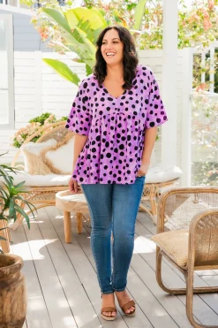 *UNICORN* Peak Top in Purple Cheetah by Kasey Rainbow