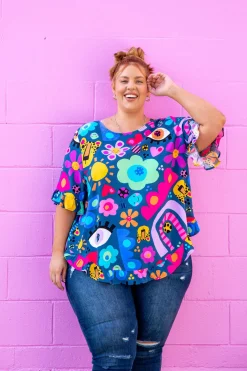 *UNICORN* Tilly Top in Kasey Rainbow My Things by Kasey Rainbow