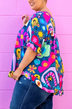 *UNICORN* Tilly Top in Kasey Rainbow My Things by Kasey Rainbow