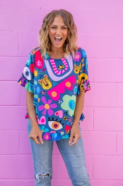 *UNICORN* Tilly Top in Kasey Rainbow My Things by Kasey Rainbow